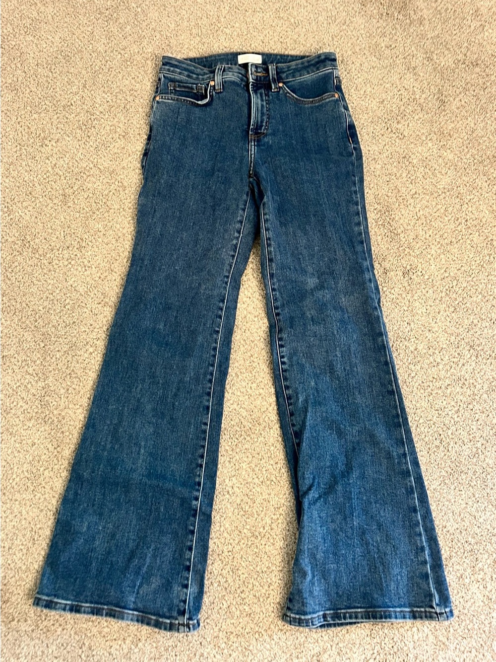 LC Lauren Conrad Dark Blue Wide Leg Jeans